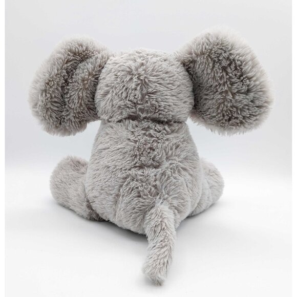 Jesse & Lulu Sitting Elephant 9" Stuffed Plush Toy Embroidered Eyes - Picture 4 of 5